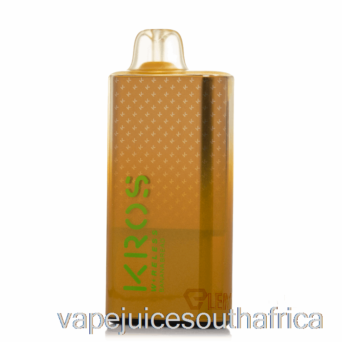 Vape Juice South Africa Kros Wireless 9000 Disposable Banana Bread